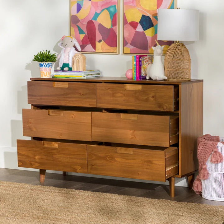 Helmick 6 Drawer 52'' W Double Dresser