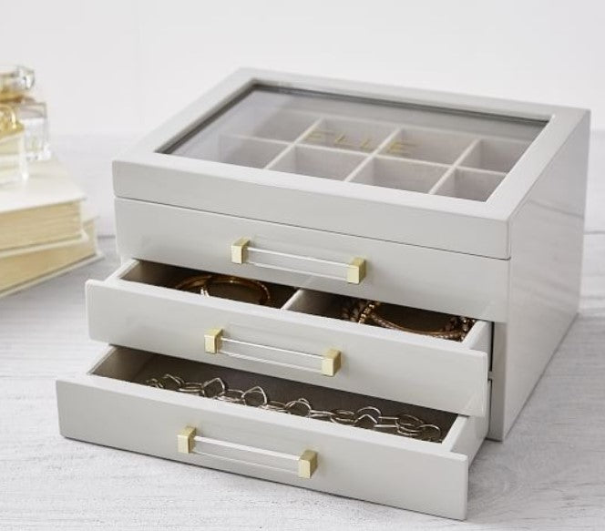 Elle Lacquer Jewelry Display Box