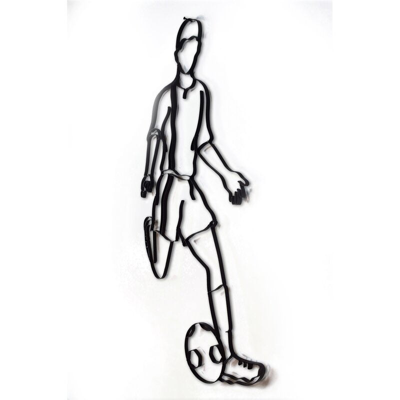 Male Soccer Player Wall Decor
