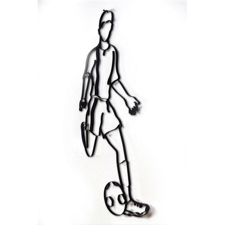 Male Soccer Player Wall Decor