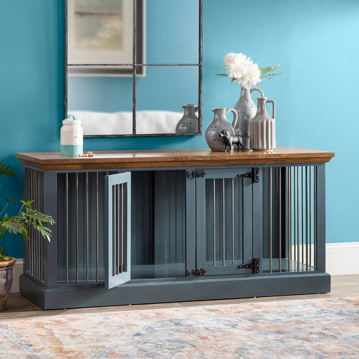 Damien Double Wide Small Credenza Pet Crate