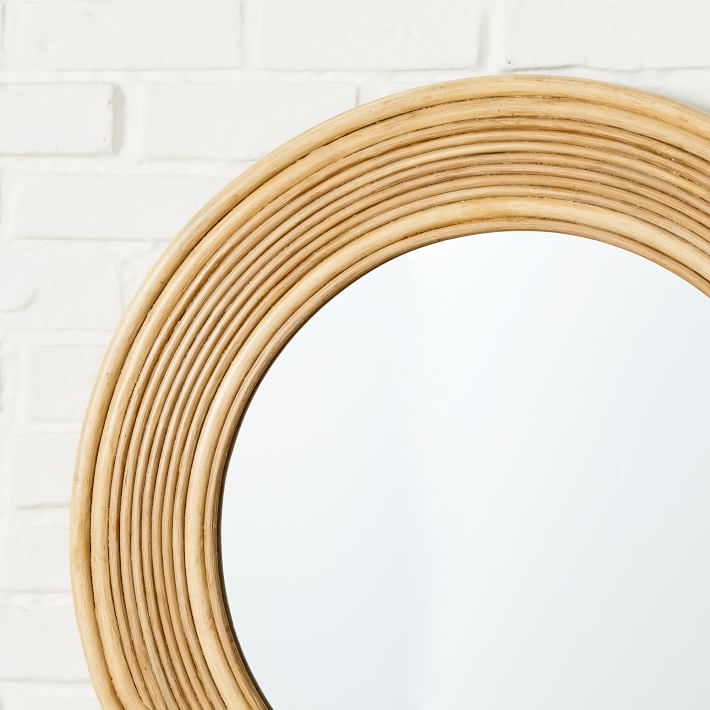 Bohemian Desert Sun Mirror Natural Cane