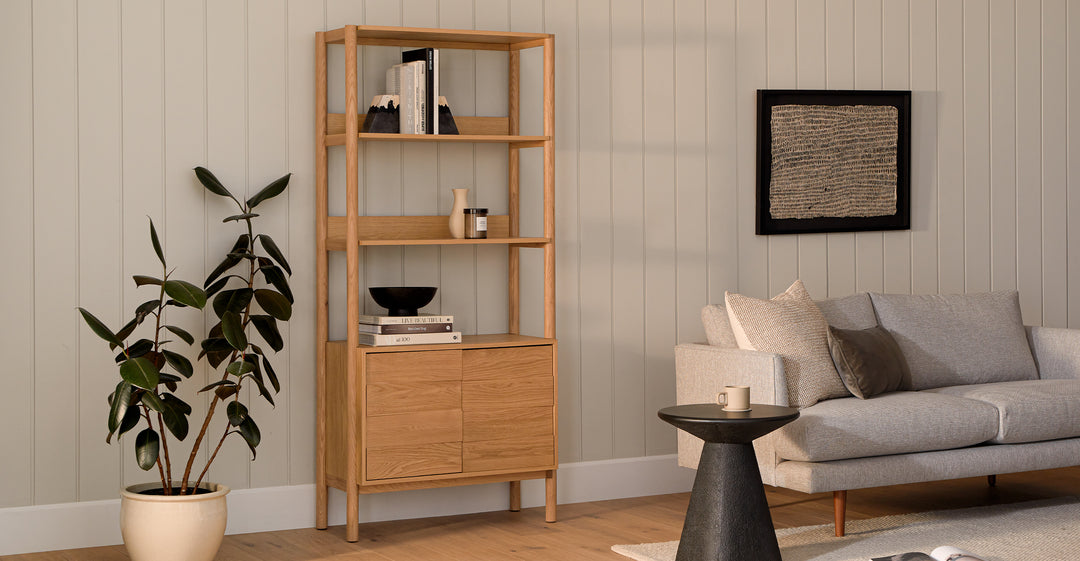 Merto Oak Bookcase