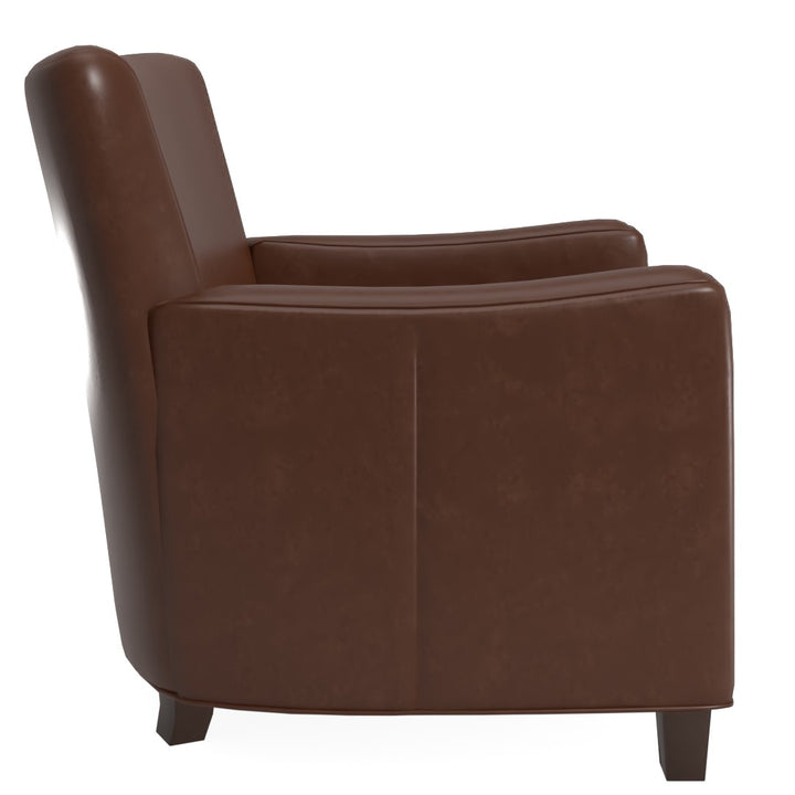 Irving Square Arm Leather Armchair