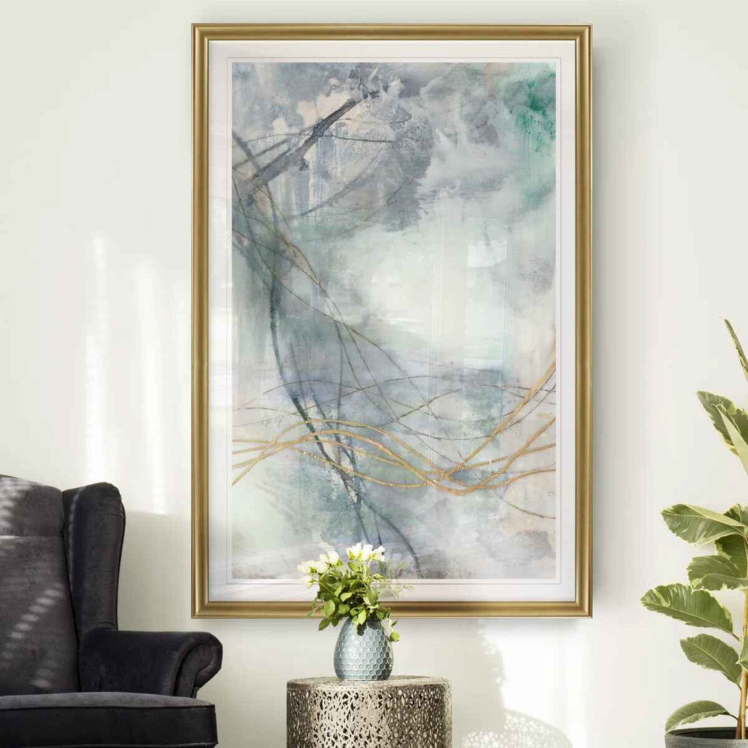 Undulating Oro II Painting Print on Canvas