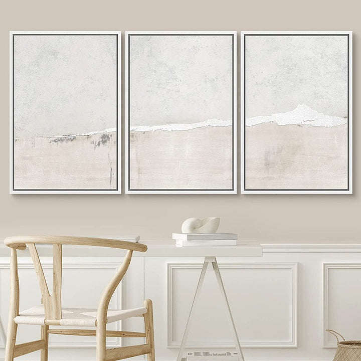 Industrial Grunge White Gray Abstract
