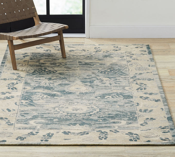Jema Hand Tufted Printed Wool Rug