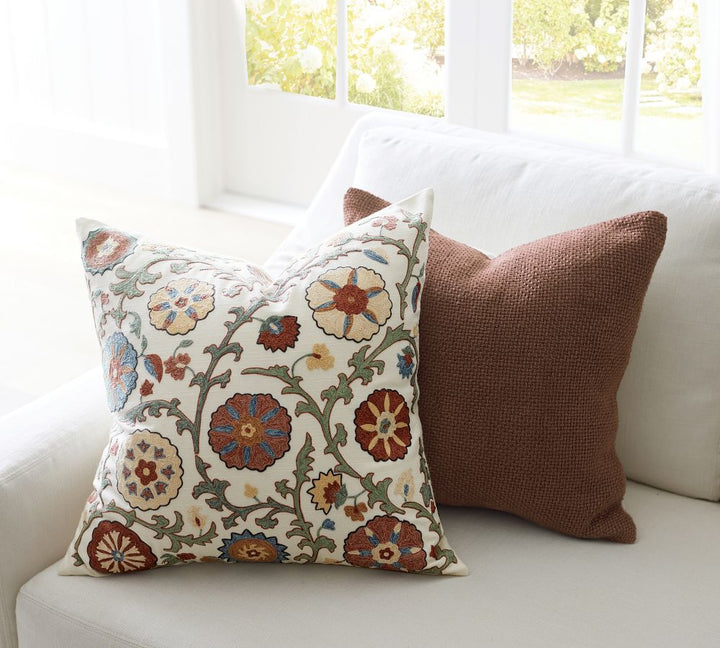 Faye Textured Linen Pillow Cover-20"x20"