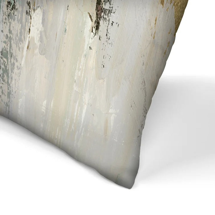Dripping Gold I Lumbar Pillow With Insert-20"x14"