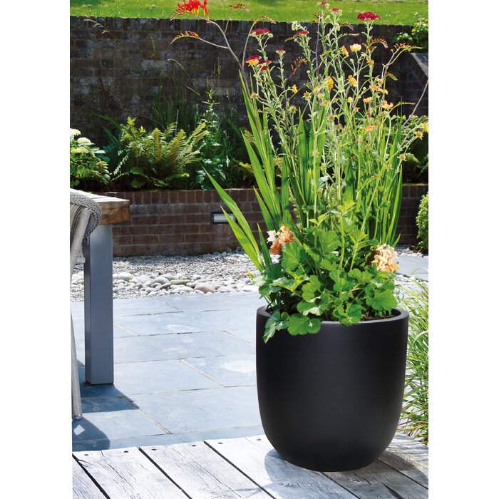 Modern Fiberglass Pot Planter