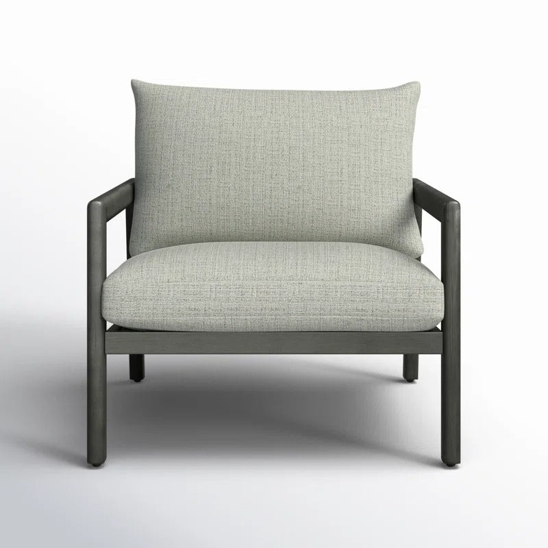 Kasey Powder Coated Aluminum Outdoor Lounge Chair