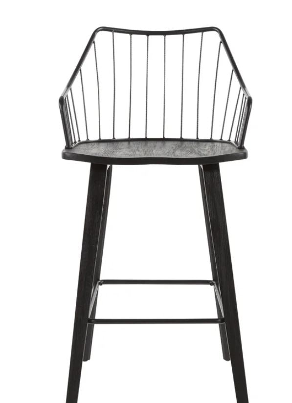 Lindauer Solid Wood Bar Stool