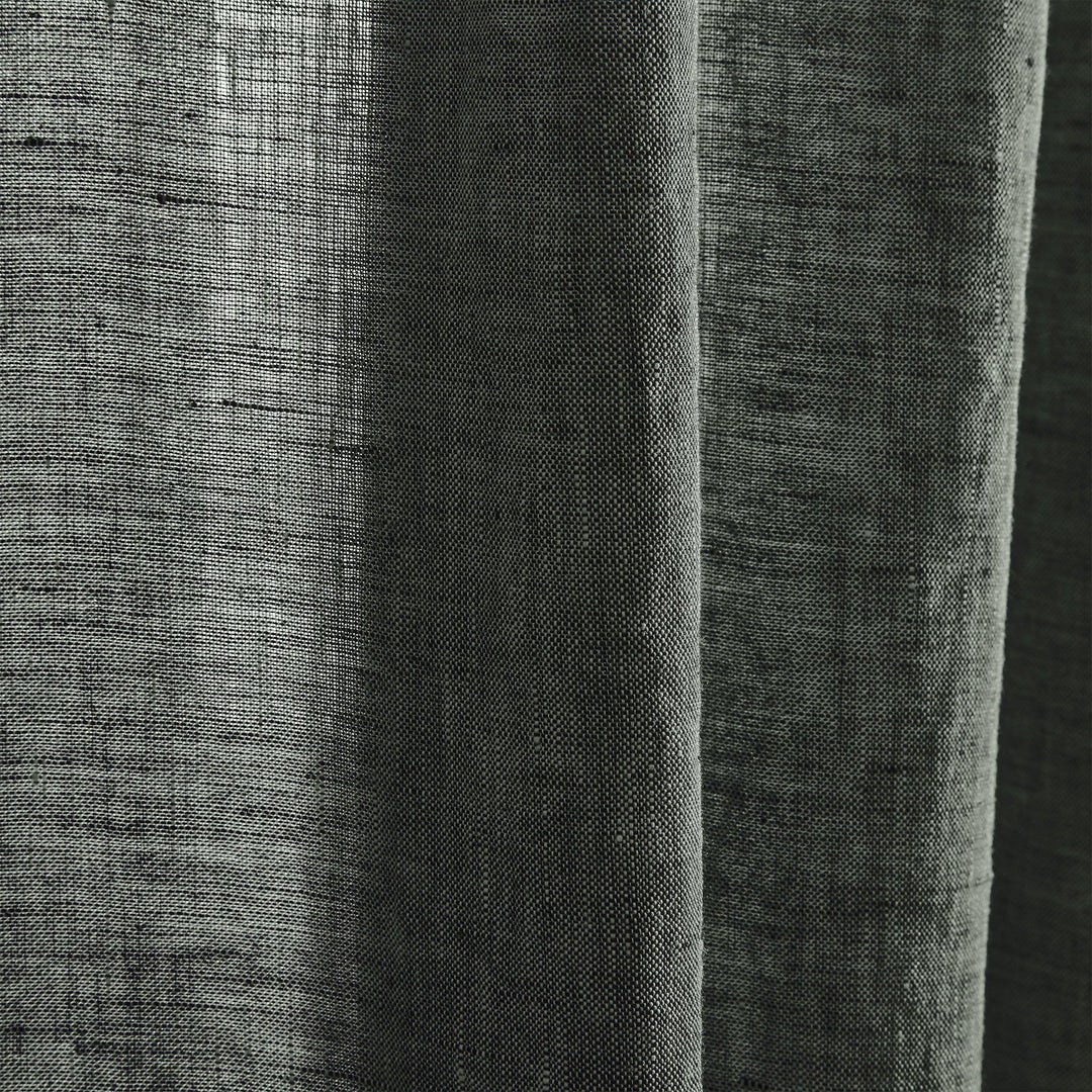 European Flax Linen Melange Curtain-84"