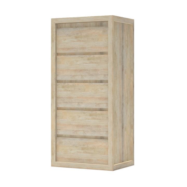 Cayman 5 Drawer Tall Dresser Biscotti
