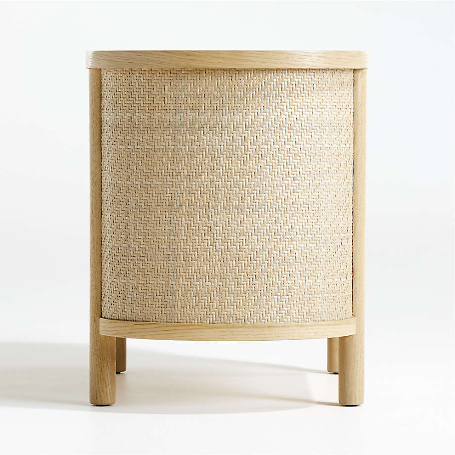 Canyon Natural Wood 2-Drawer Kids Nightstand by Leanne Ford