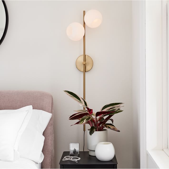 Staggered Glass Two Light