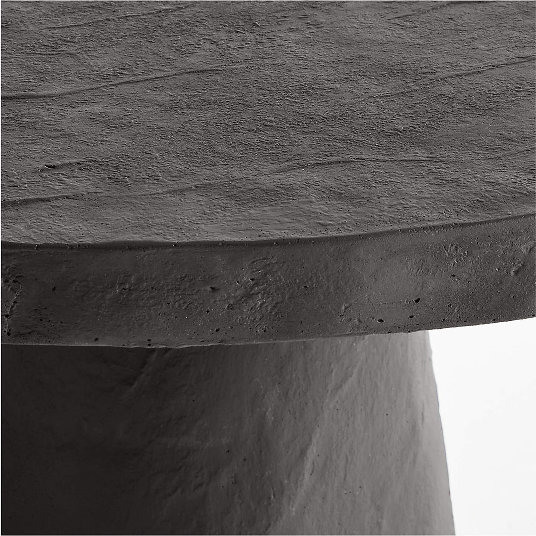 Willy Charcoal Brown Pedestal 32 Bistro Table