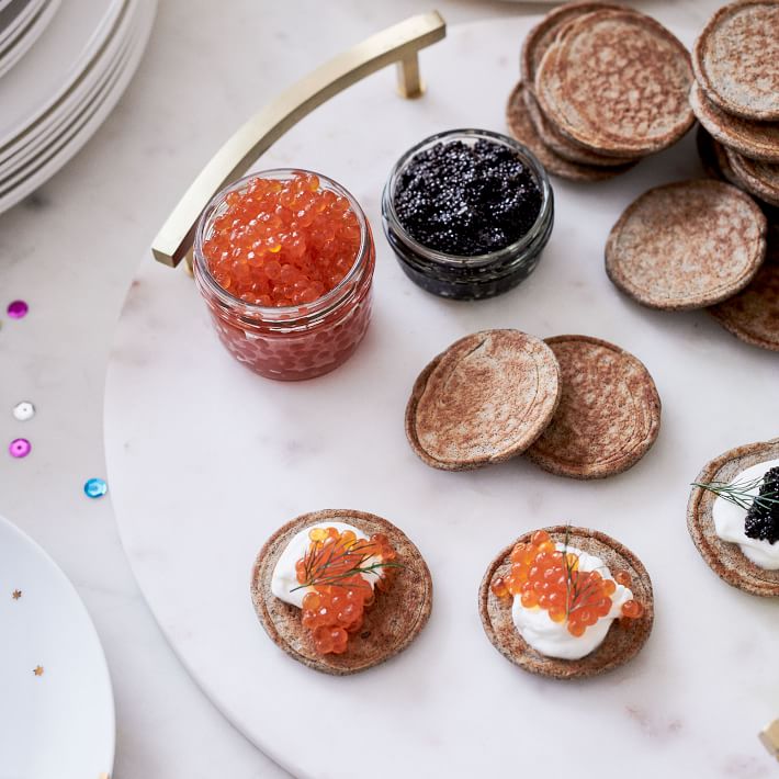 Marble Brass Round Cheese Board
