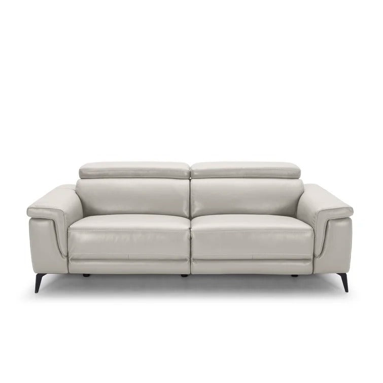 Philippa 84'' Genuine Leather Pillow Top Arm Reclining Sofa