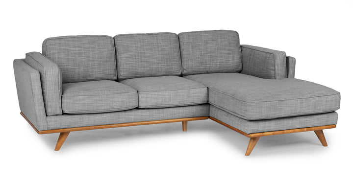 Timber Pebble Gray Right Sectional