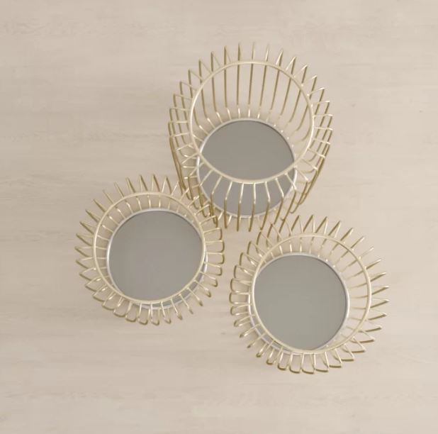 3 Piece Metal Hurricane Set