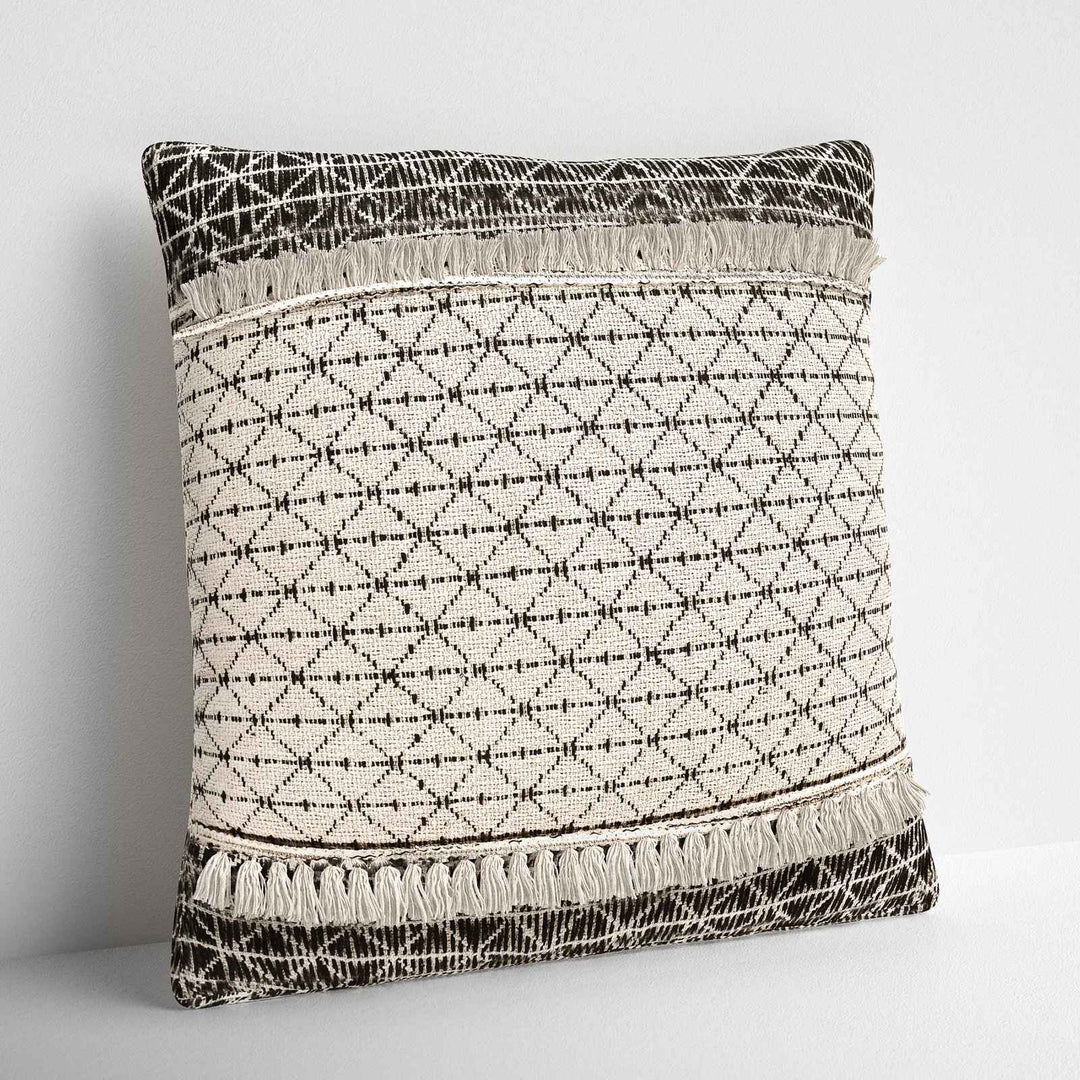 Sandra Cotton Throw Pillow Cover without Insert-18"x18"