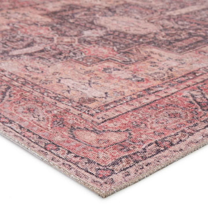 Cosima Medallion Pink and Dark Purple Rug-9'x12'