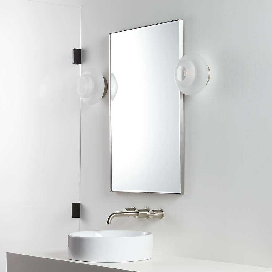 Edge Silver Rectangle Mirror