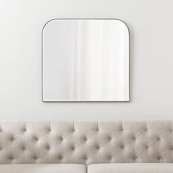 Edge Black Arch Wall Mirror