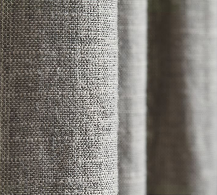 Emery Linen Pinch Pleat Curtain 124"