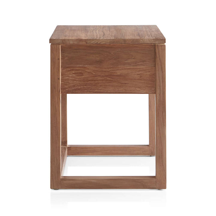 Linea Natural Teak Wood Nightstand