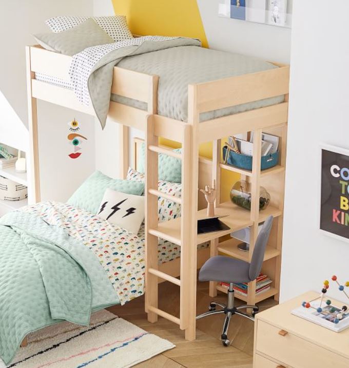 Nash Loft Bed with Desk
