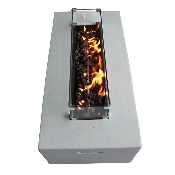 Abigale Fiber Reinforced Concrete Outdoor Fire Pit Table