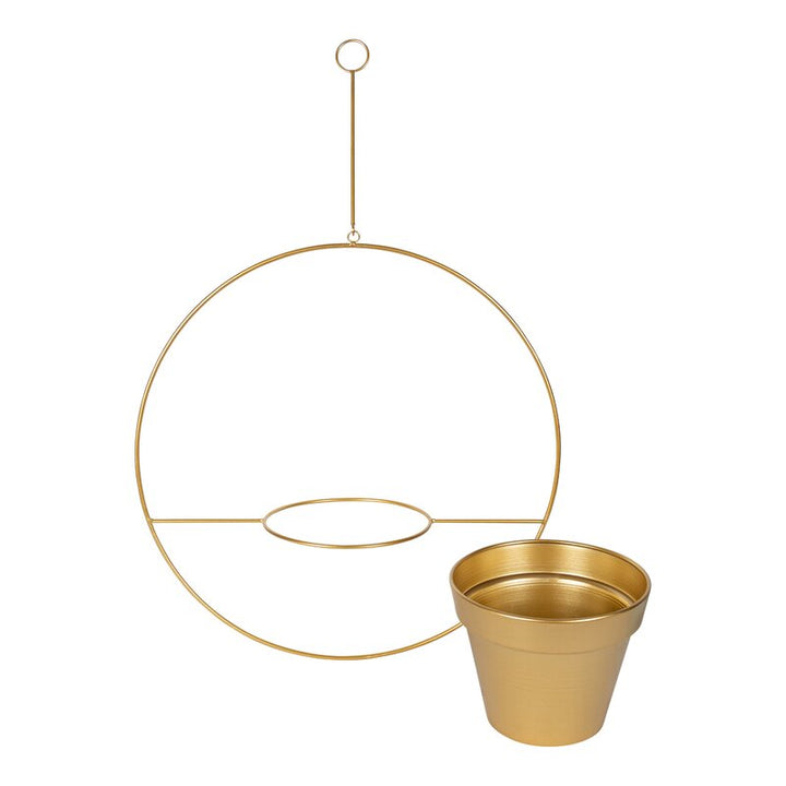 Isai Hoop Metal Hanging Planter