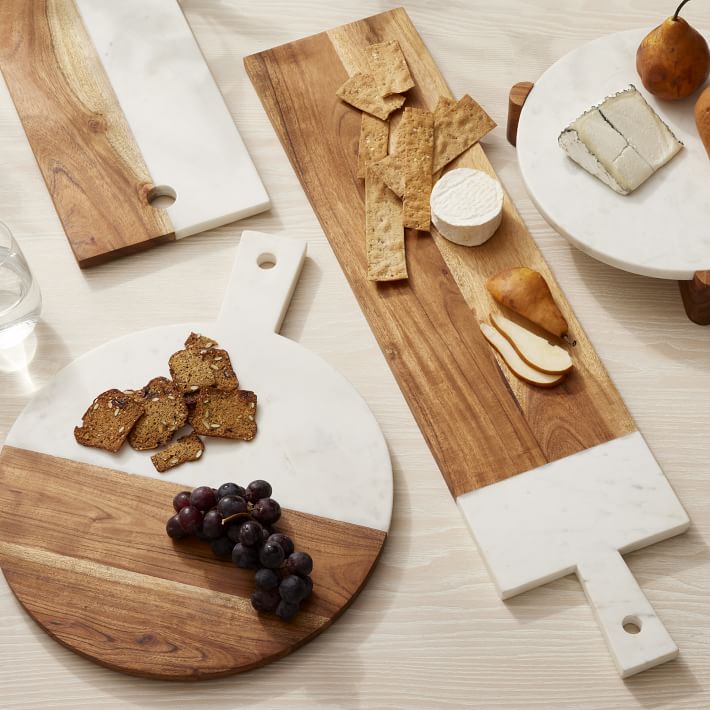 Mixed Marble & Wood Preston Cheeseboards