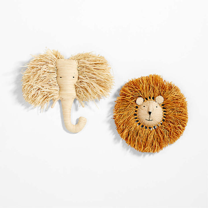 All Across Africa Elephant Head Wall Decor