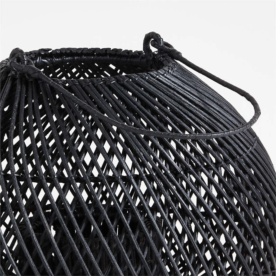 Rota Black Woven Lantern 9