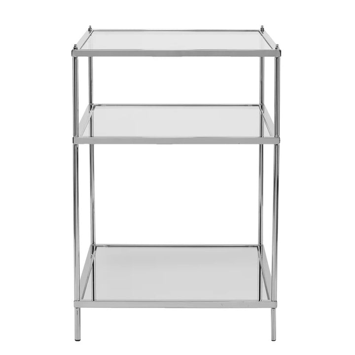 Carin Glass End Table