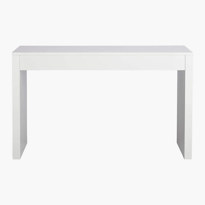 Runway White Lacquer Desk
