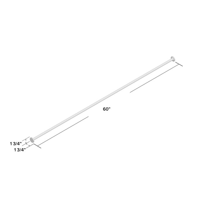 Wayfair Basics Adjustable rod 28''-60''