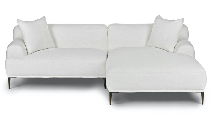 Abisko Quartz White Right Sectional