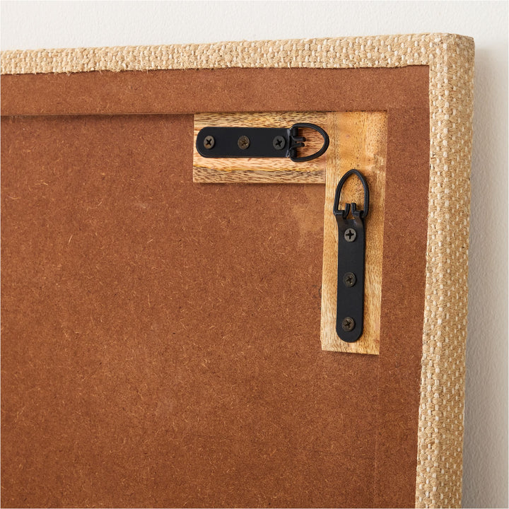 Terra Natural Fiber Mosaic Dimensional Wall Art