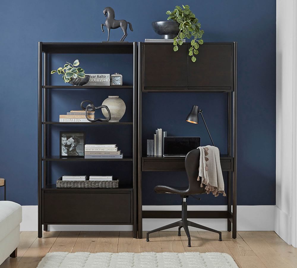 Black Marble Book Ends