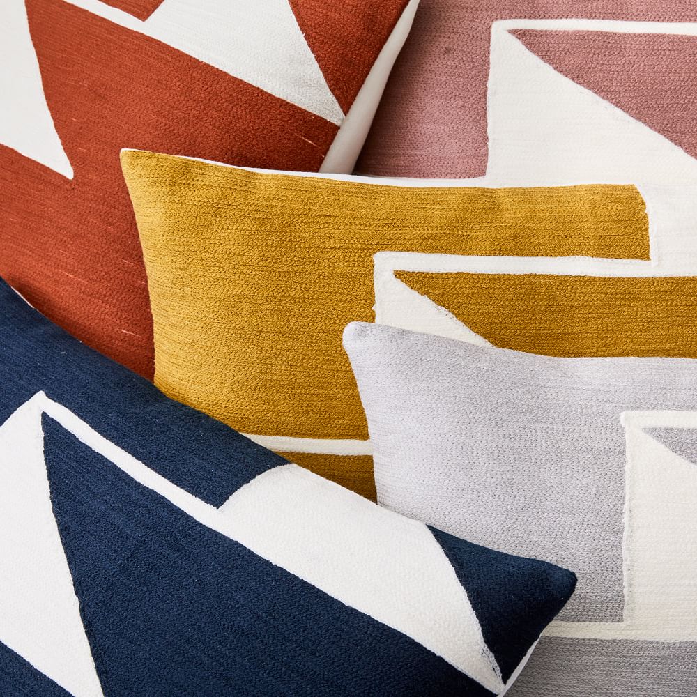 Crewel Steps Pillow Cover No Insert-18"x18"