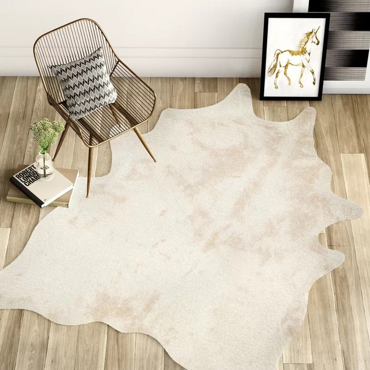 Isal Ivory Beige Rug-5'x6'6"