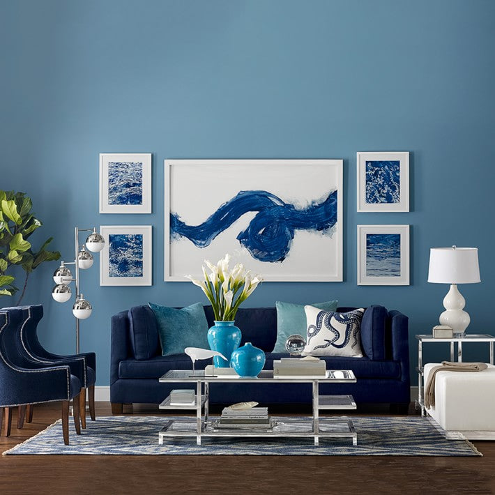 Crashing Waves I With Frame 18.25"x 21.25"