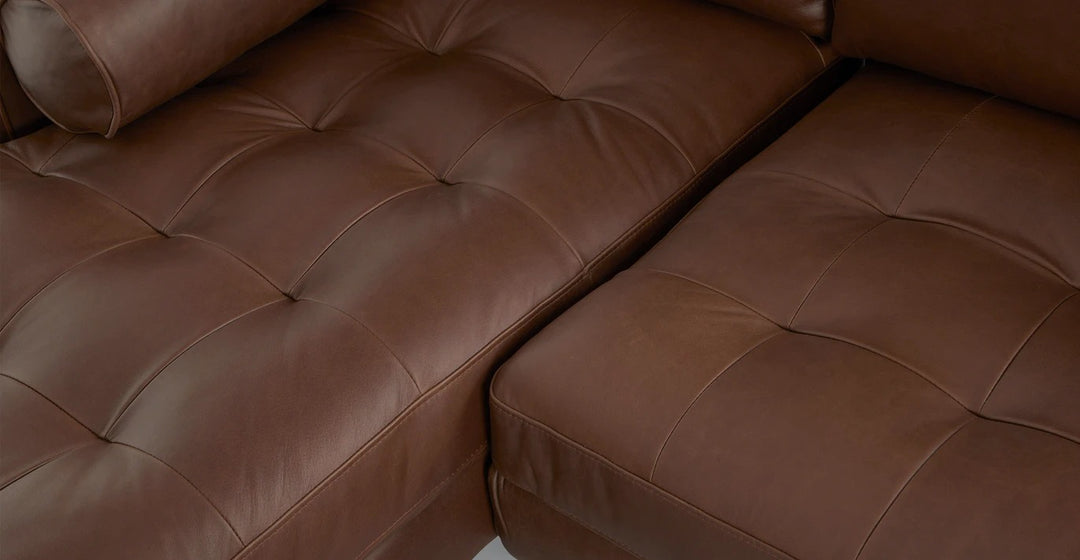 Sven Charme Chocolat Left Sectional Sofa