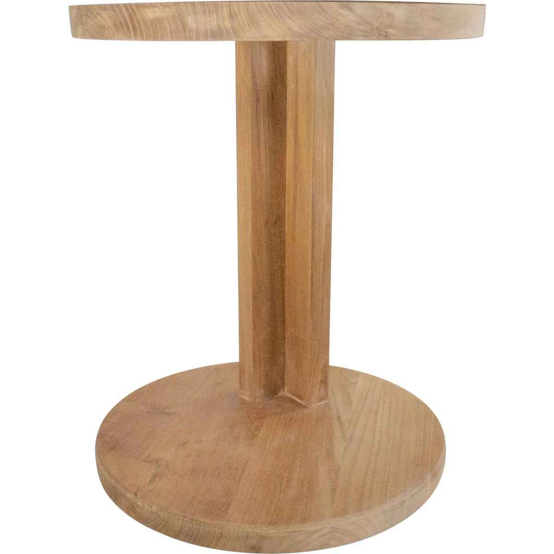 Nordic Teak Rapaport Natural C Shaped Side Table