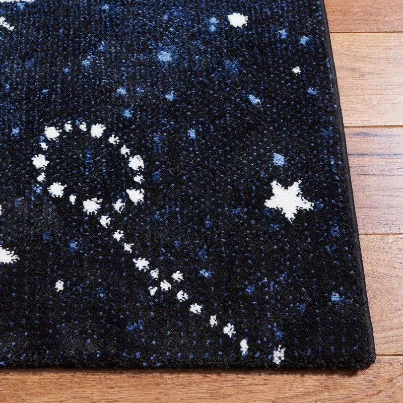 Baillie Dark Blue or Light Blue Area Rug-8'x8'