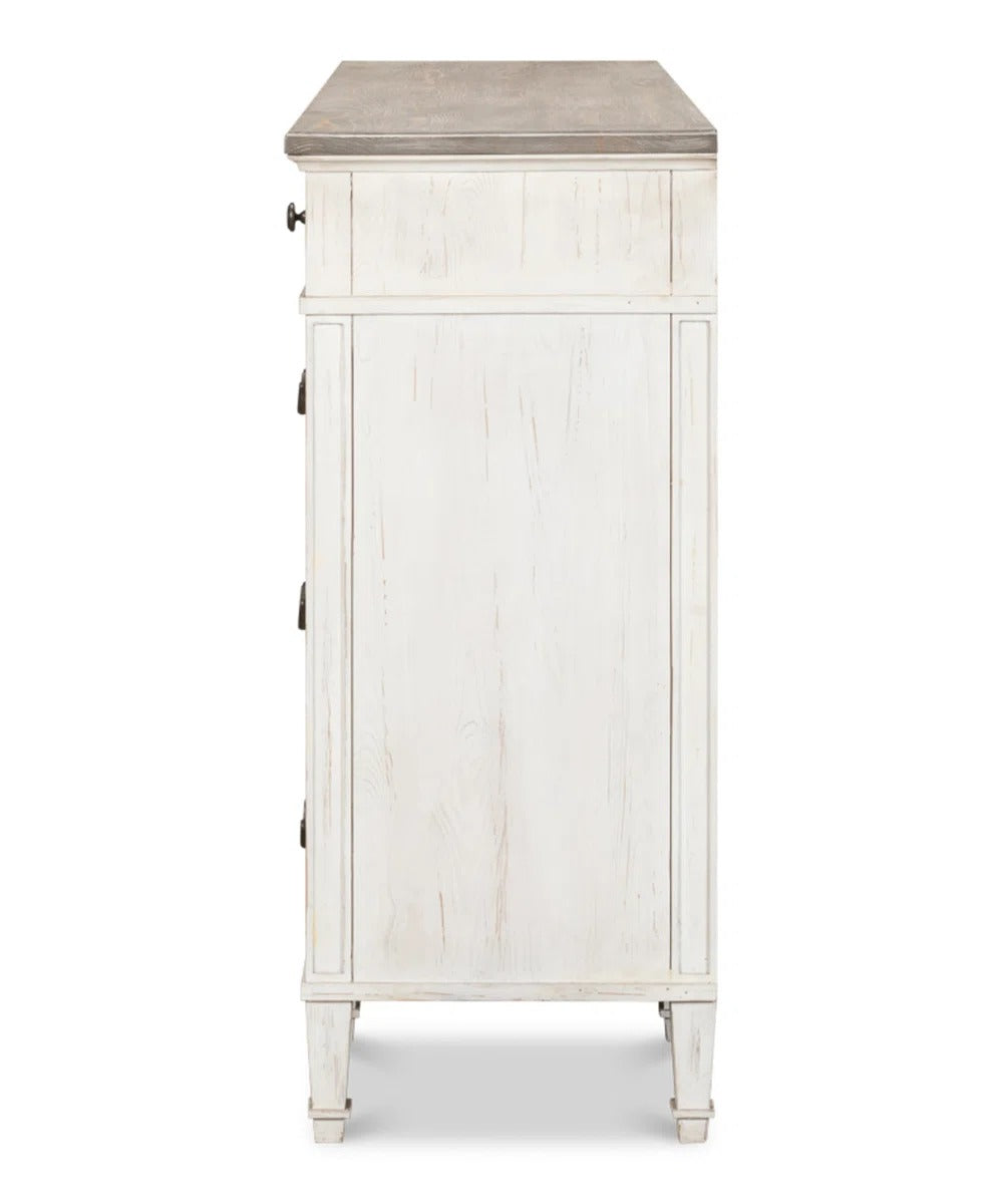 Sarreid Ltd 12 Drawer Solid Wood Dresser